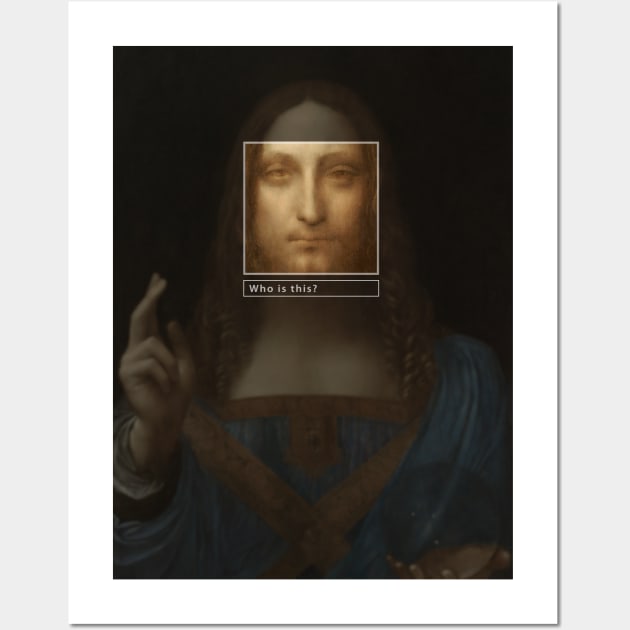 Salvator.Mundi_tag Wall Art by Lab7115